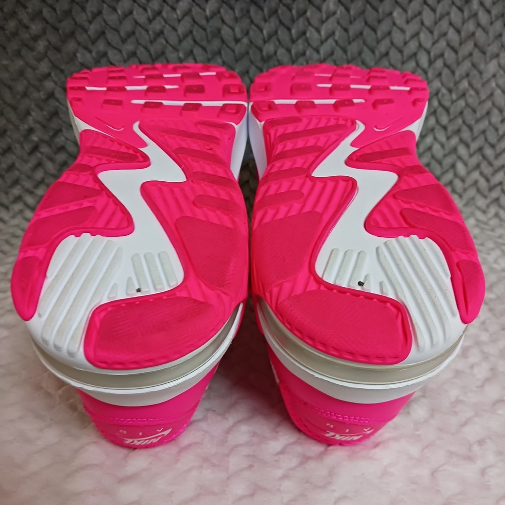 Nike Air Max Women’s Athletic Sneakers in Bright Pink with White Swoosh - Picture 15 of 15